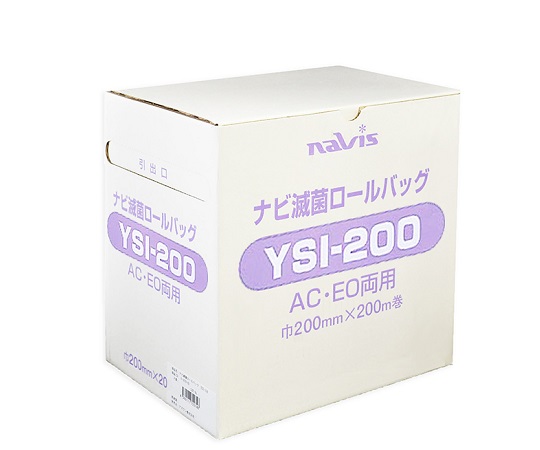 0-1678-04 ナビ滅菌ロールバッグ 200mm×200m YSI-200 アズワン(AS ONE)