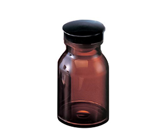 散薬瓶 キャップ黒 500mL(透明)