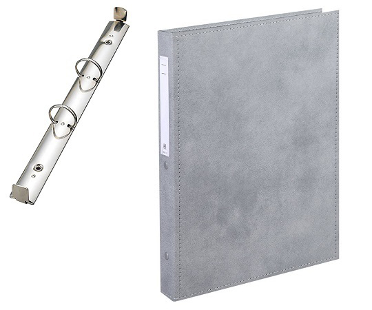 カルテブック A4・2穴・スタンダード シルバー CY4-2L