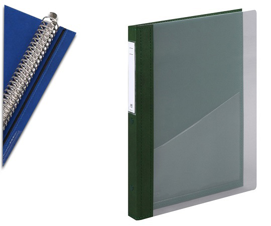 カルテブック A4・30穴・クリヤー グリーン CYC4-30L