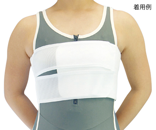 0-6250-23 ライトバンド・ホワイト 胸・腹・腰部兼用固定帯 LL アシスト