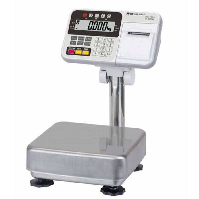 デジタル台はかり(検定ナシ/内蔵プリンタ付■◆ HW-10KCP(1個)