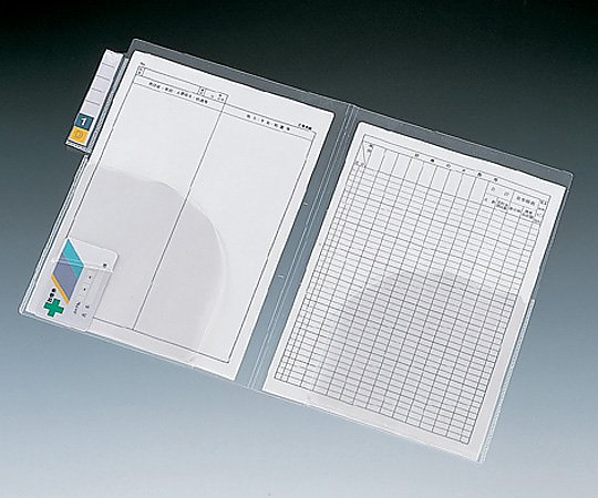 カルテフォルダー(縦タイプ) 両サイドポケット HK7612-ミ(200枚)