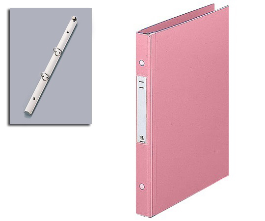 メディカルサポートブック A4・2穴 背幅31mm ピンク HB656-5