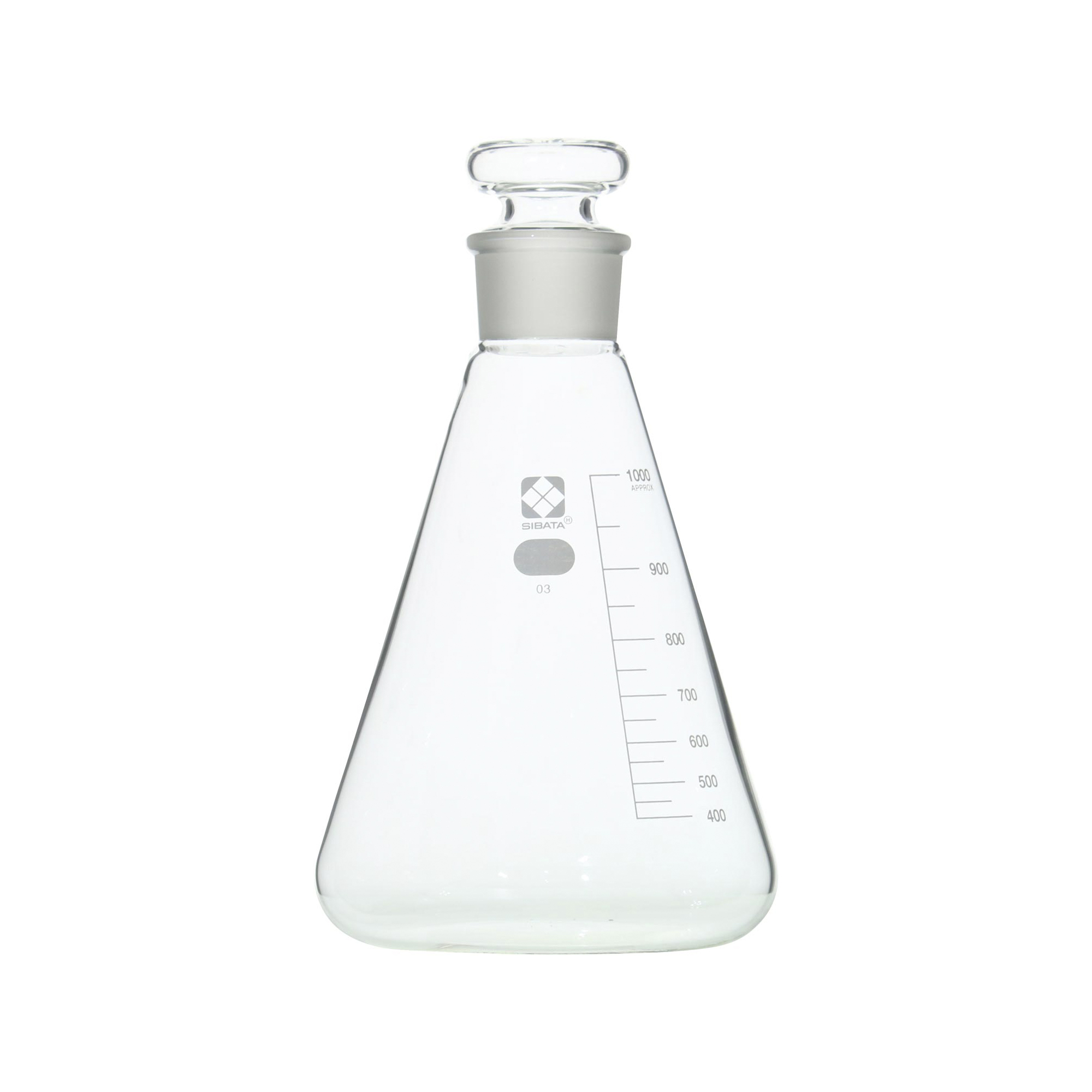 共栓三角フラスコ 1L(10個)