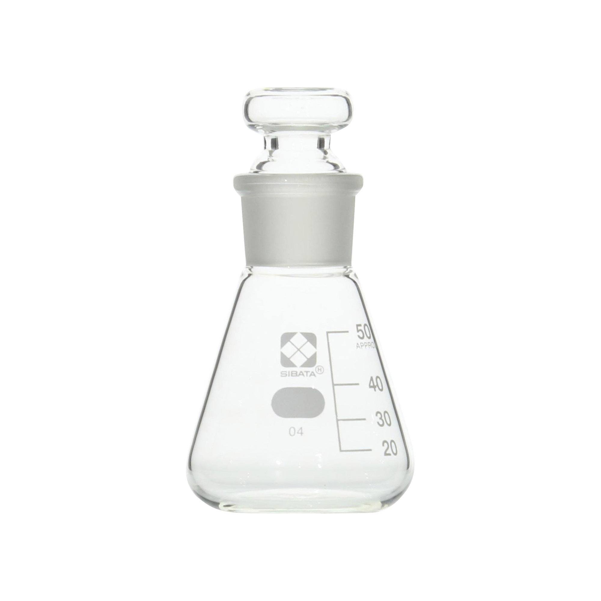 共栓三角フラスコ 50mL(10個)
