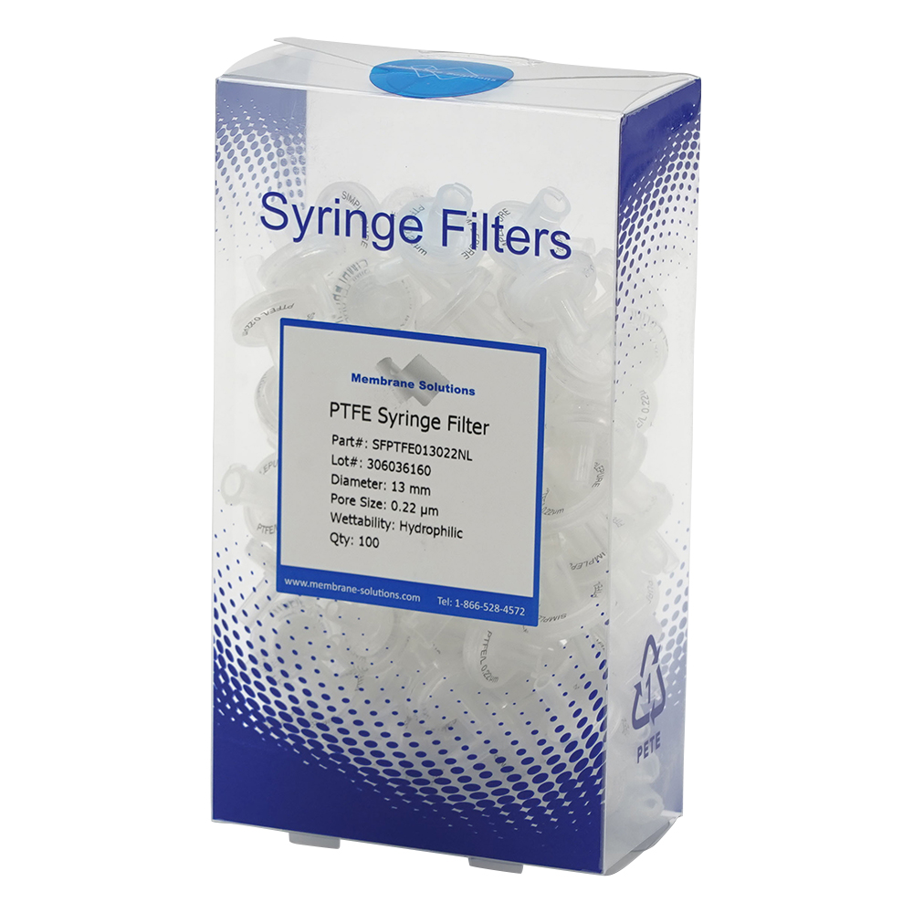 シリンジフィルター PTFE013022L