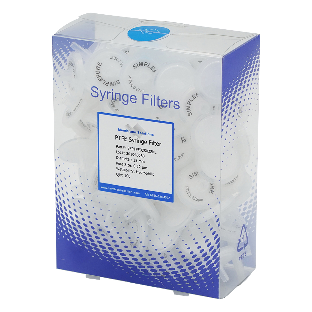 シリンジフィルター PTFE025022L