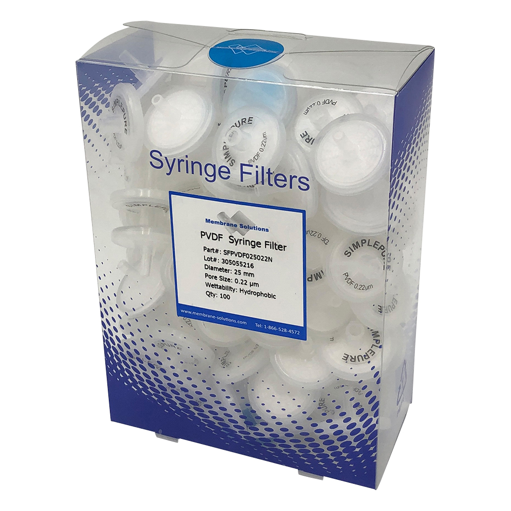 シリンジフィルター PVDF025022