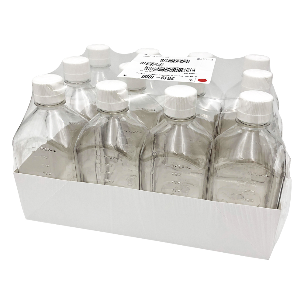 角型培地瓶(PETG製・滅菌済) 1000mL(12本×2トレイ)