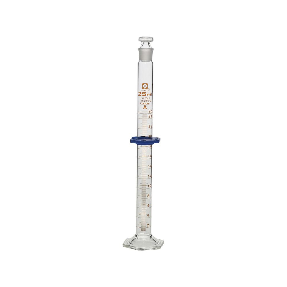 有栓メスシリンダー カスタムA 25mL