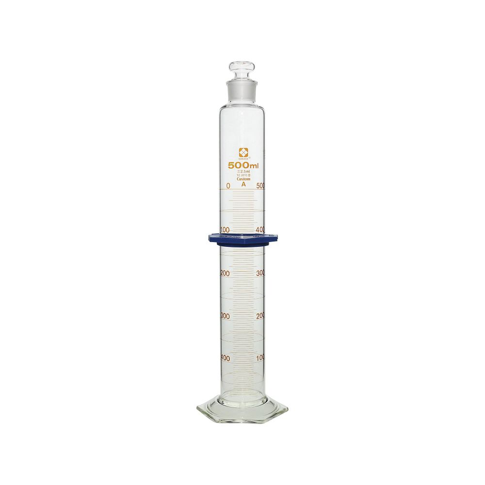有栓メスシリンダー カスタムA 500mL