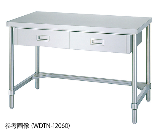 1-2472-32 引出付作業台 三方枠 WDTN-15090 シンコー