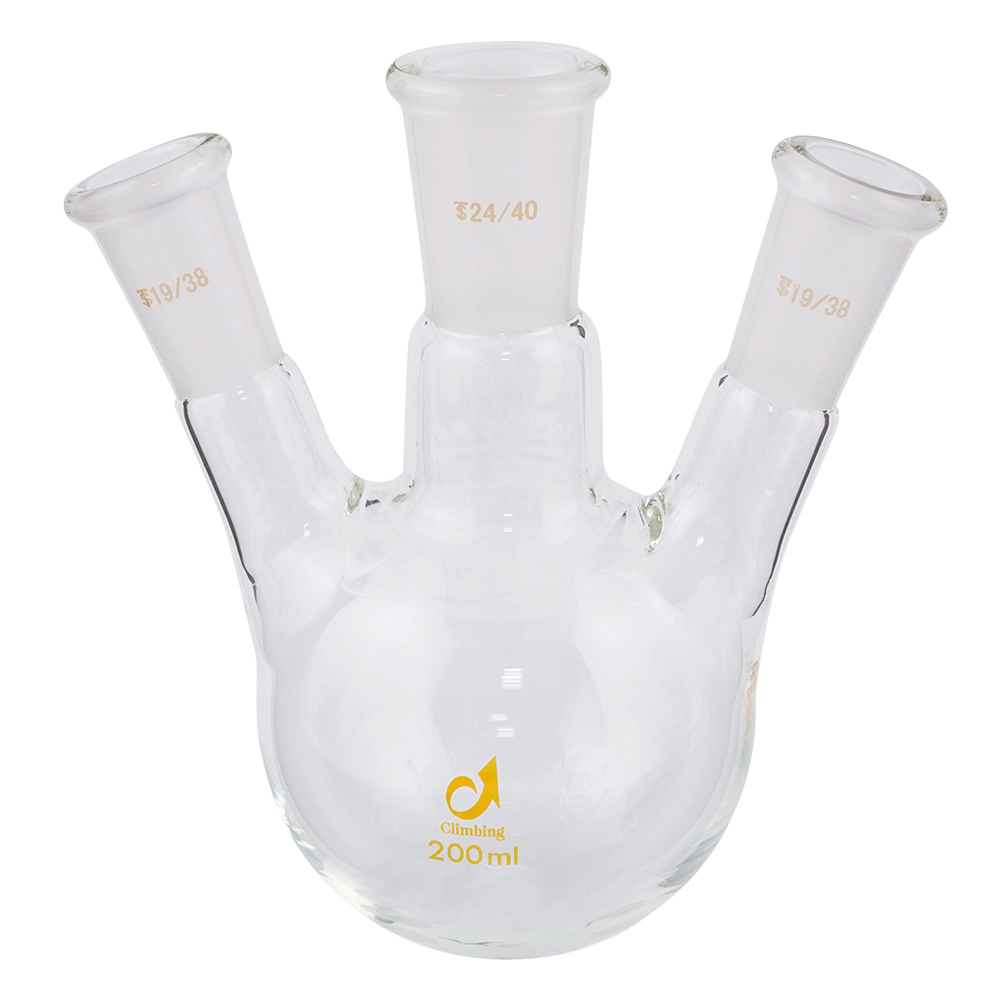 CLIMING 共通摺合三口フラスコ 24/40 200mL
