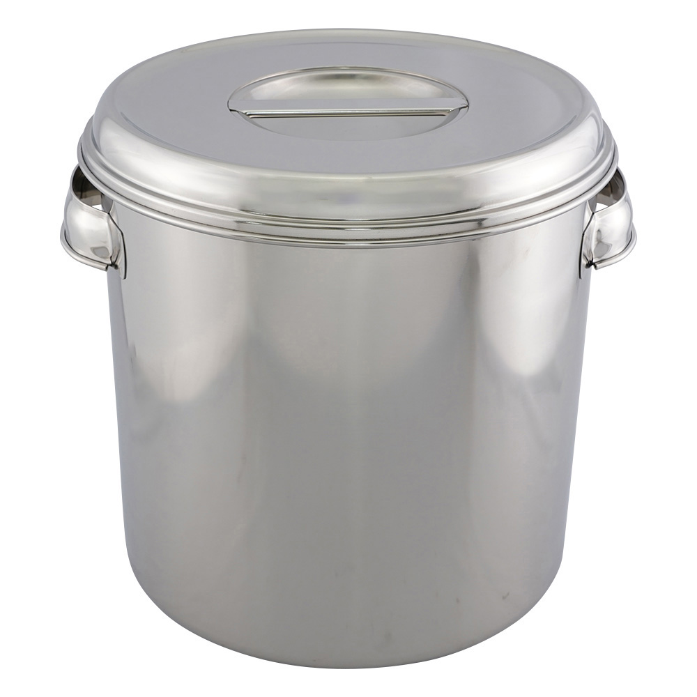 ステンレスポット(取手付き) 13L 26cm