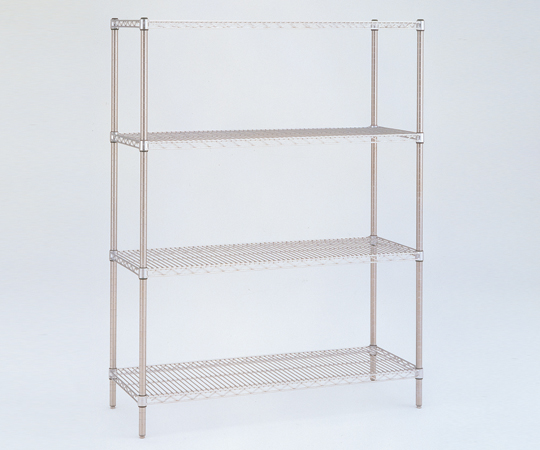 1-4577-01 ステンレスエレクターシェルフ標準セット ドーリー無 SLS1220SET エレクター