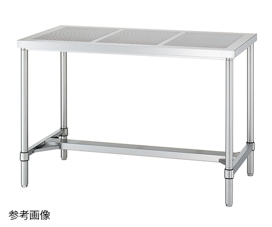 パンチング導電作業台(SUS304) 1500×600×800mm PWTN-15060E