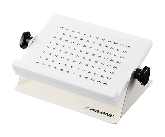 マイクロプレート傾斜スタンド アドレス表示付き 166×105×60mm MPS-2