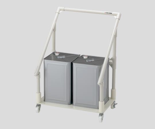 廃液回収トレーワゴン 一斗缶1ヶ用
