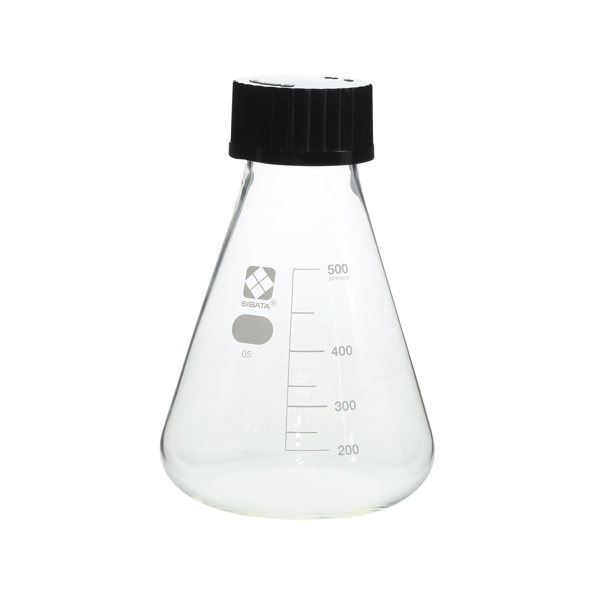 ねじ口三角フラスコ 500mL(4個)