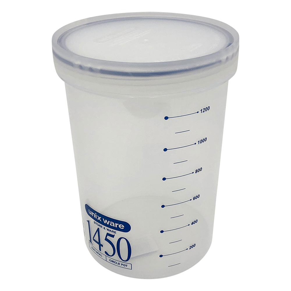 1-7018-08 サークルポット 1450mL PS-35 アスベル