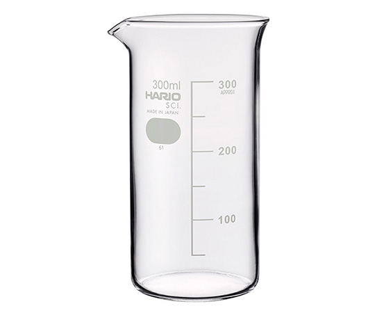 010040-30061A(バラ) HARIO トールビーカー 目安目盛付 300mL ハリオ(HARIO)
