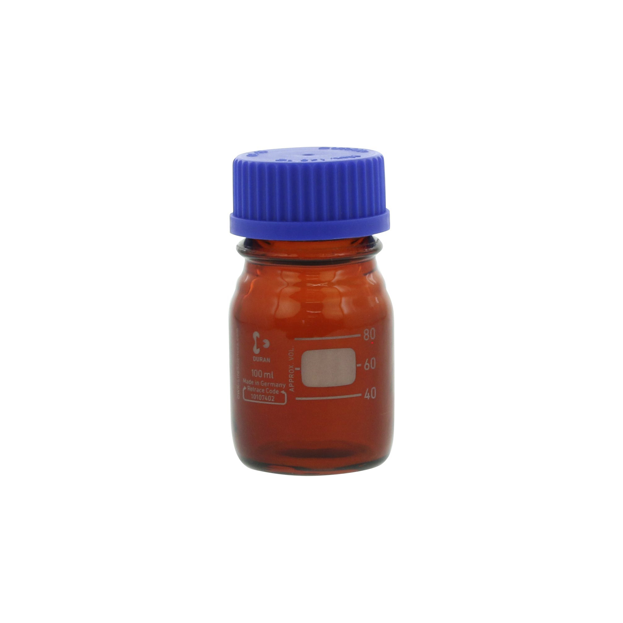 セーフティコート ねじ口びん茶 青cap付 100mL(10本)