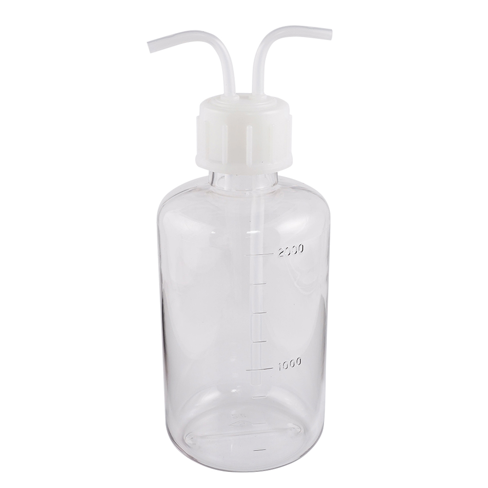 1-7404-02 ガス洗浄瓶(PC製) 細口 2000mL
