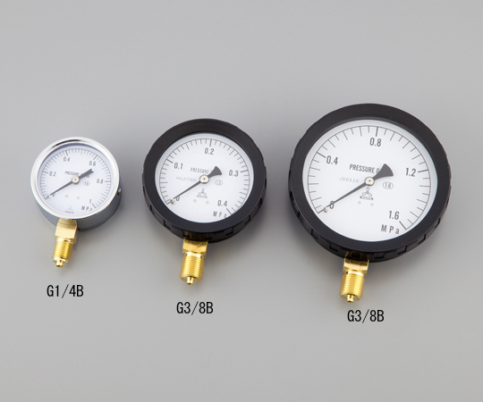 1-7465-08 汎用圧力計 A形 φ60 G1/4B4.0