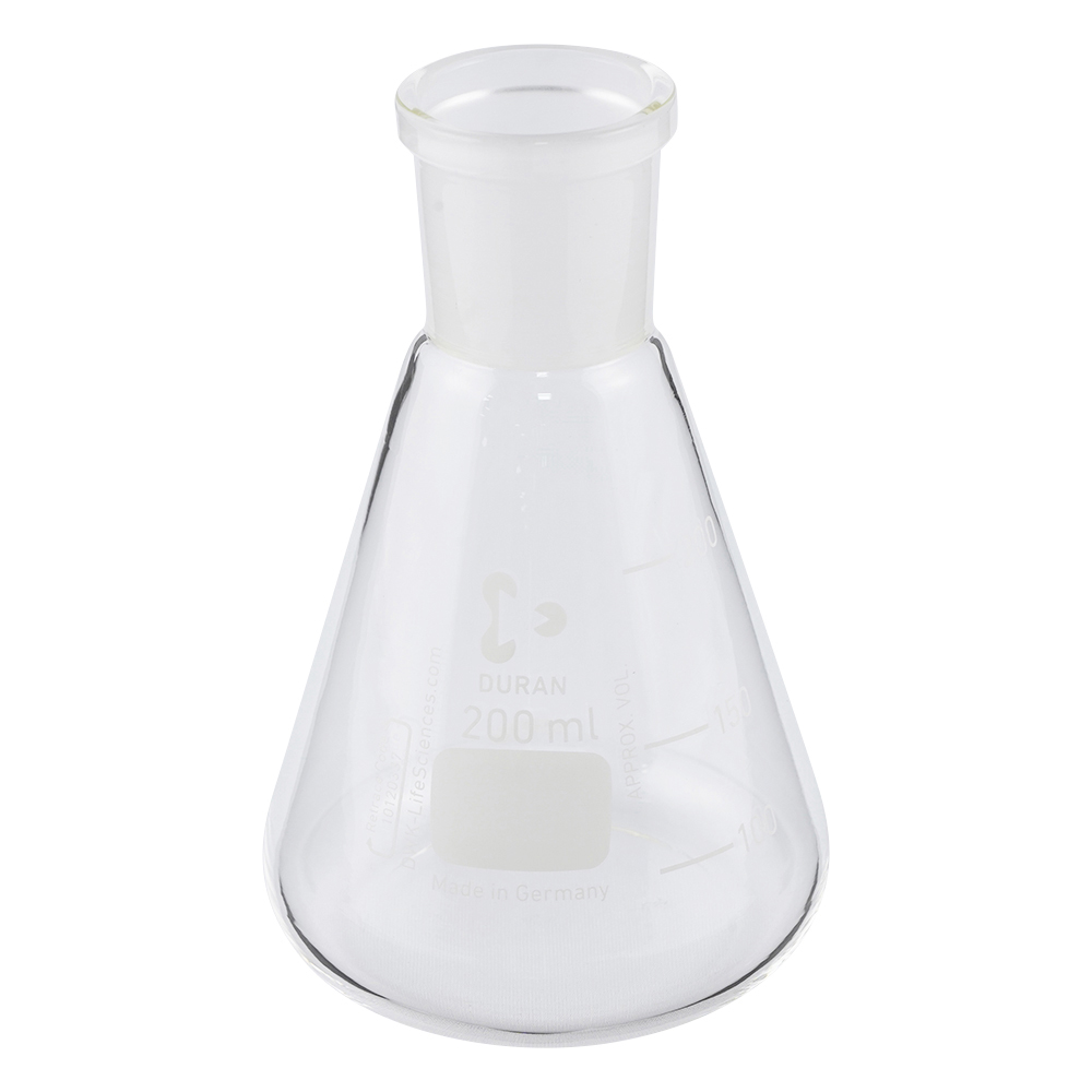 SCHOTT 共通摺合三角フラスコ 200mL