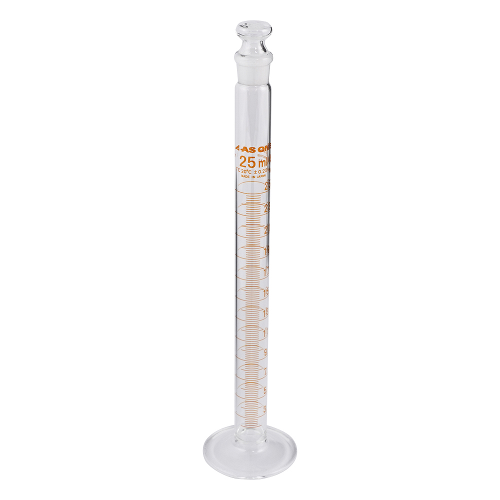 有栓メスシリンダー 25mL