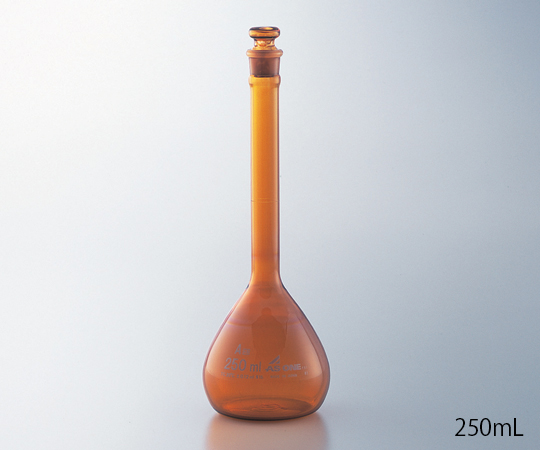 メスフラスコ(高精度) 褐色 2000mL