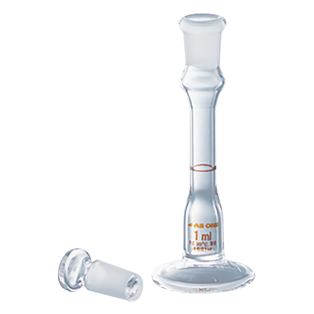 1-8582-01 台付メスフラスコ 1mL アズワン(AS ONE)