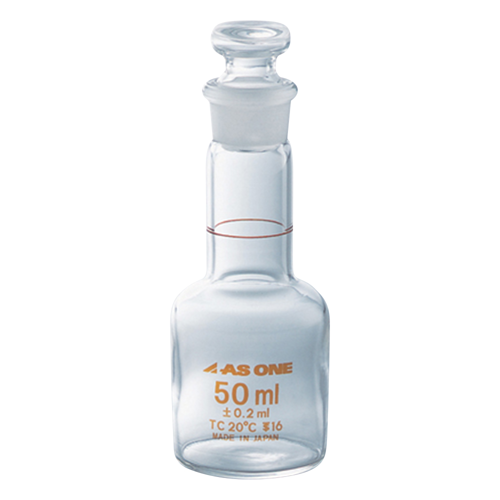メスフラスコ(ボトルタイプ) 50mL