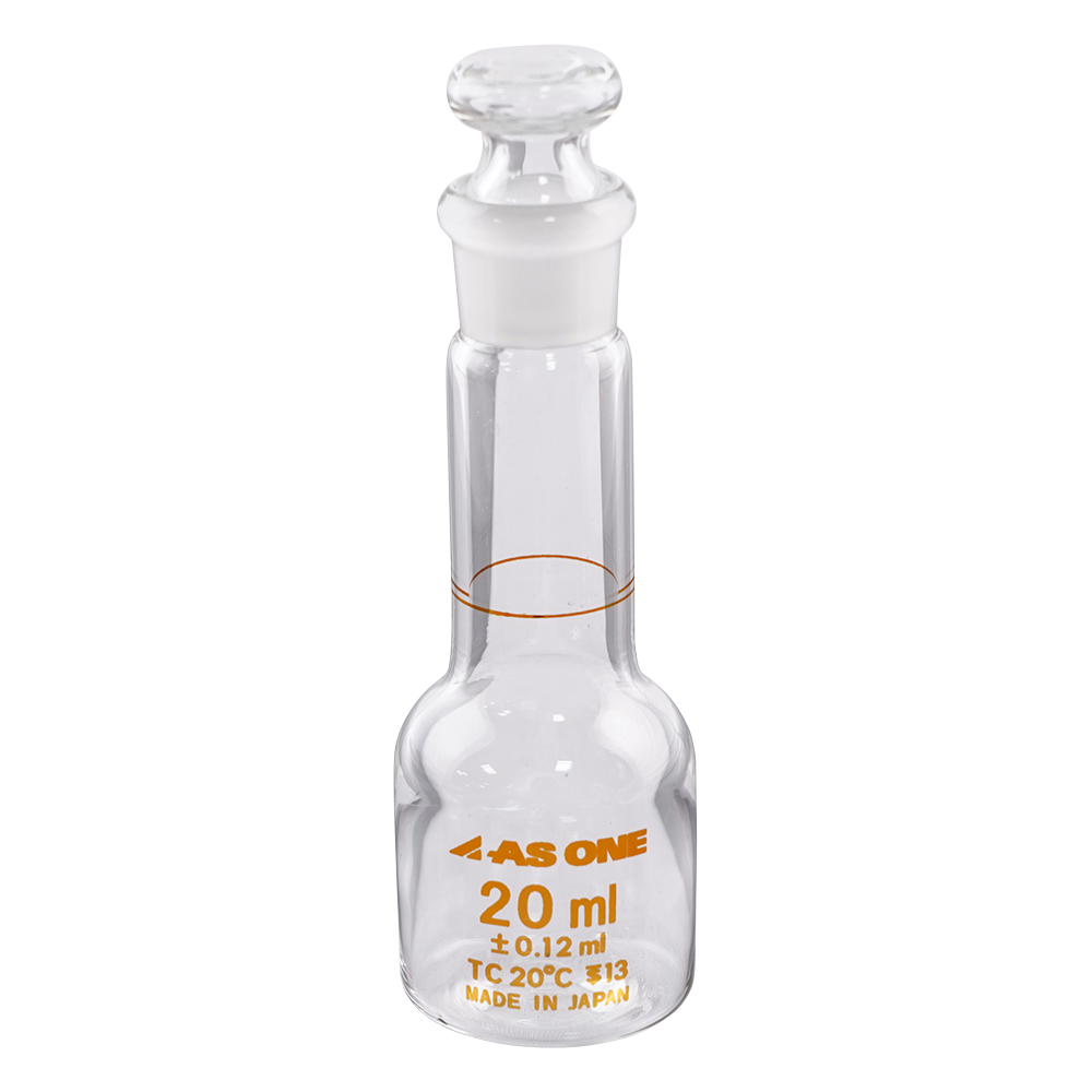1-8583-02 メスフラスコ(ボトルタイプ) 20mL アズワン(AS ONE)