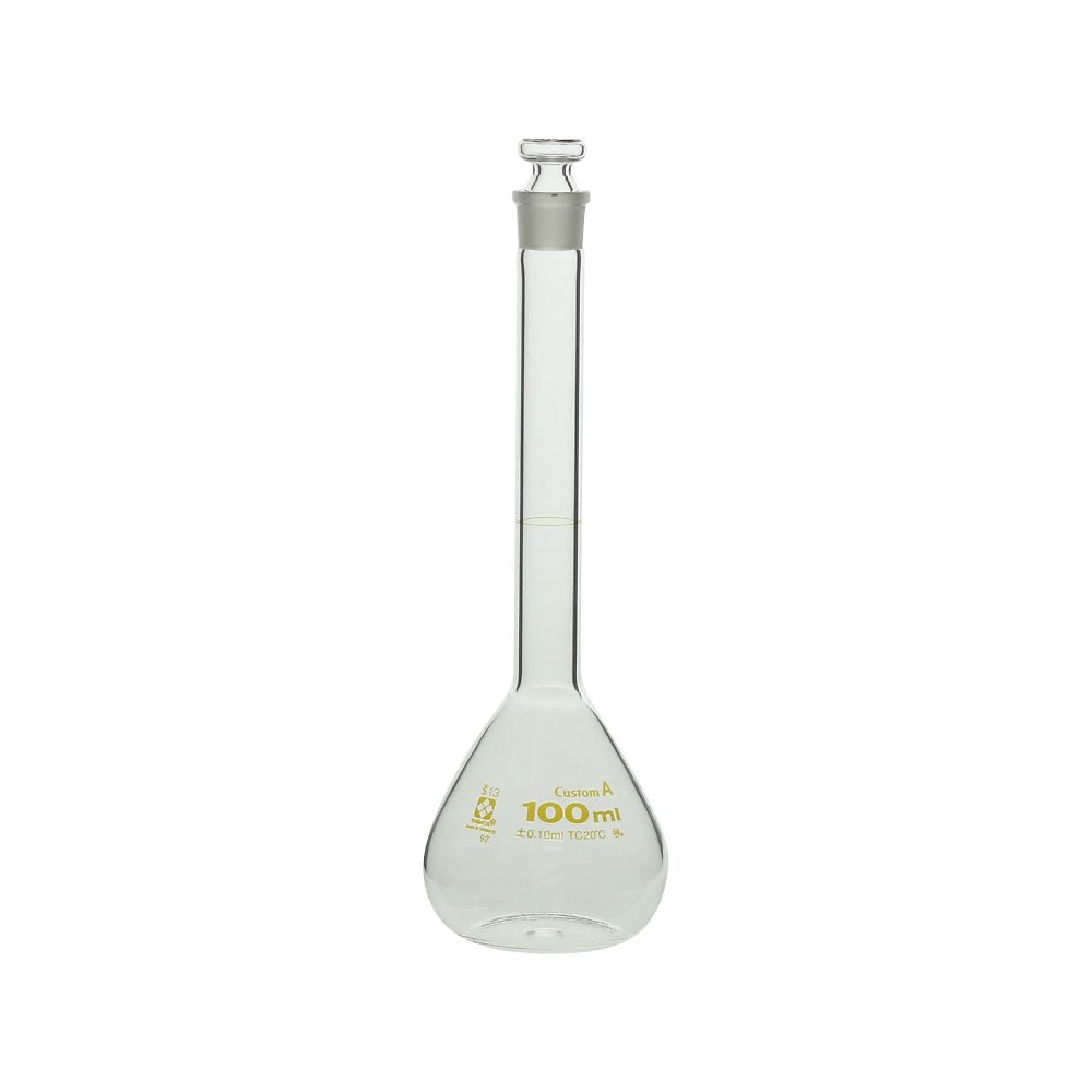 メスフラスコ(全量フラスコ・カスタムA) 100mL