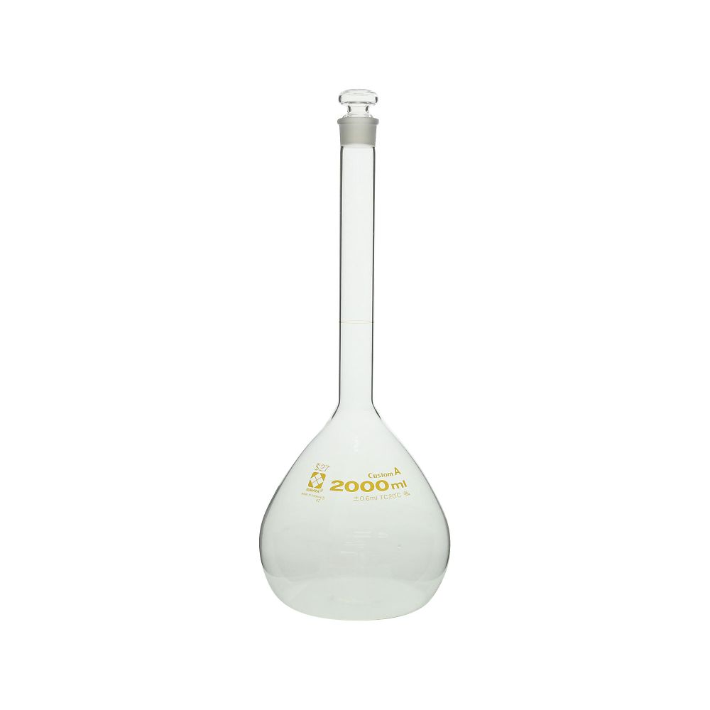 メスフラスコ(全量フラスコ・カスタムA) 2000mL