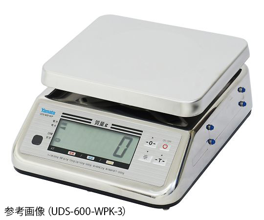 1-8847-12 防水型デジタル上皿はかり 検定付き 6kg 大和製衡 印刷