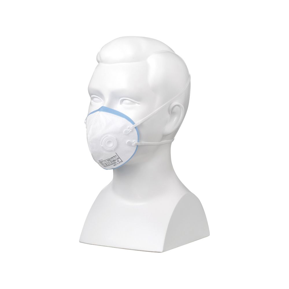 DD11V-S2-5フックシキ 使い捨て式防じんマスク 排気弁付き(10枚) 重松製作所 印刷