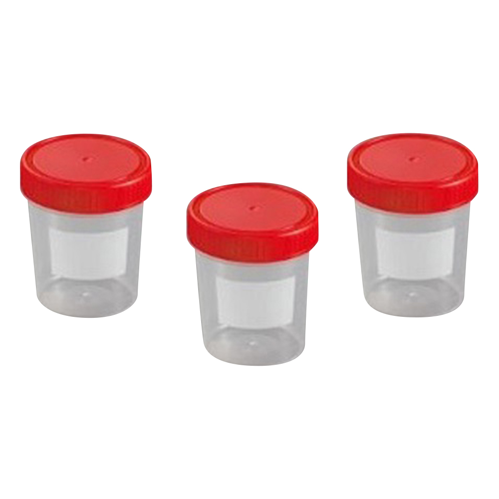 1-9495-04 滅菌検査用コップ 100mL(スクリュー) BE2200(1個×200袋) 栄研化学