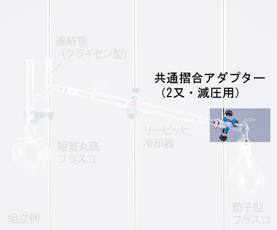 蒸圧蒸留器具用共通摺合アダプター No.0235-03-10