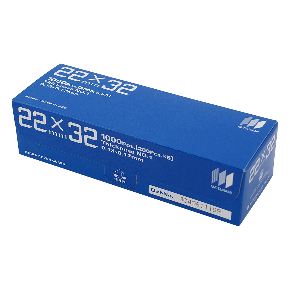 松波 カバーグラス 22×32(1000枚)