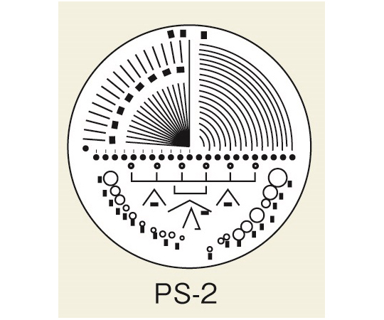 スケールルーペ目盛板15X用 PS-2