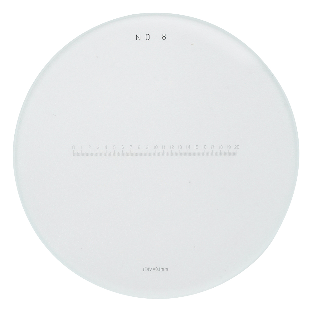 スケールルーペ目盛板10X用 PS-8