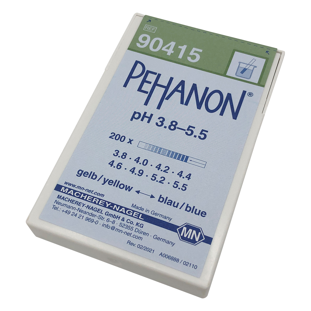 ストライプpH試験紙 3.8-5.5(200枚)