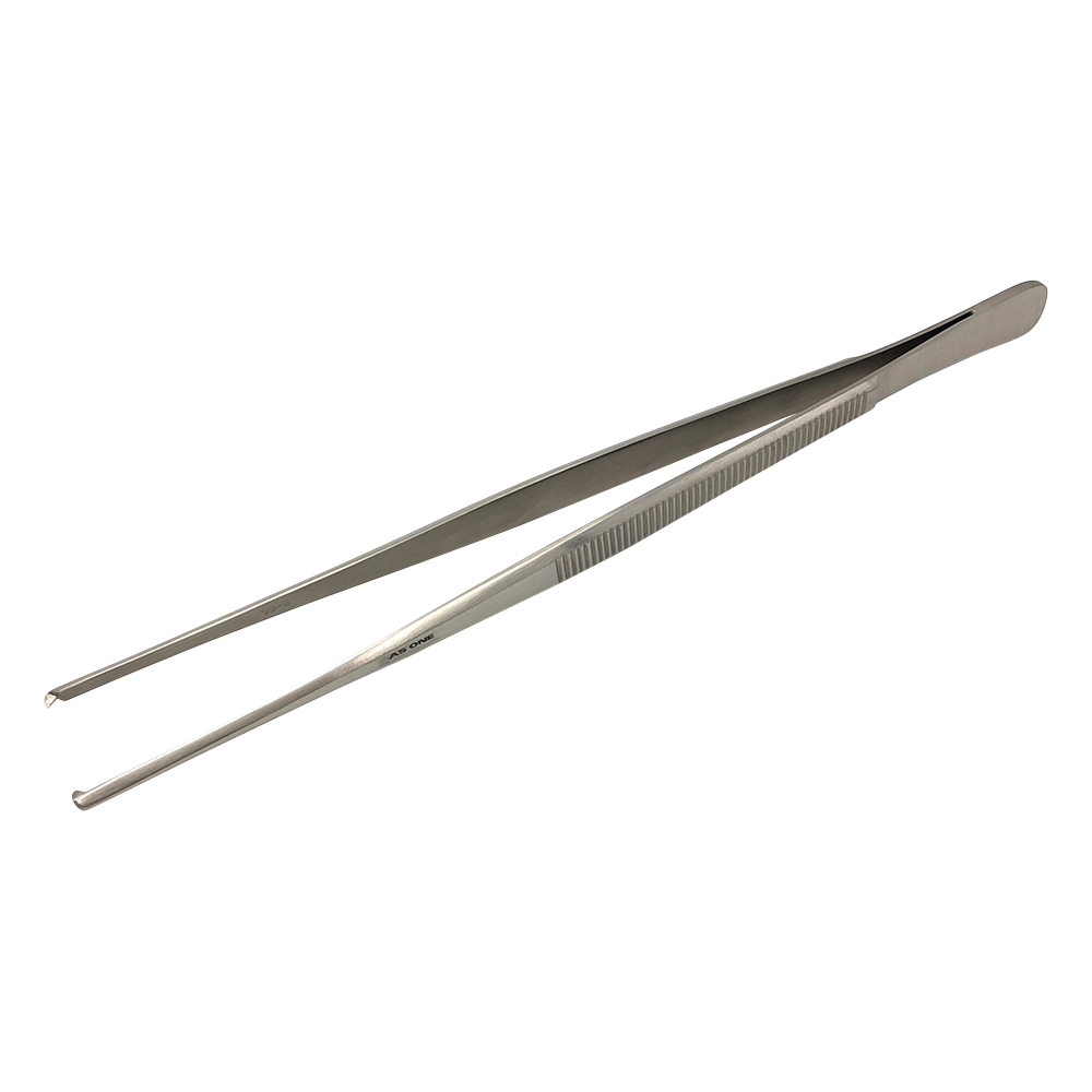 有鈎ピンセット 直型230mm No.2