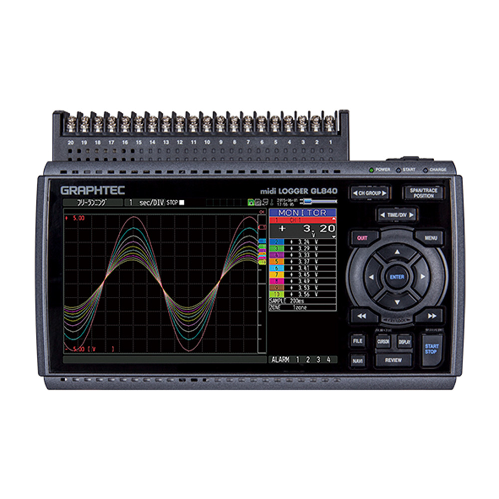 多チャンネルデータロガー 特急 GL840-M(校正証明書付)