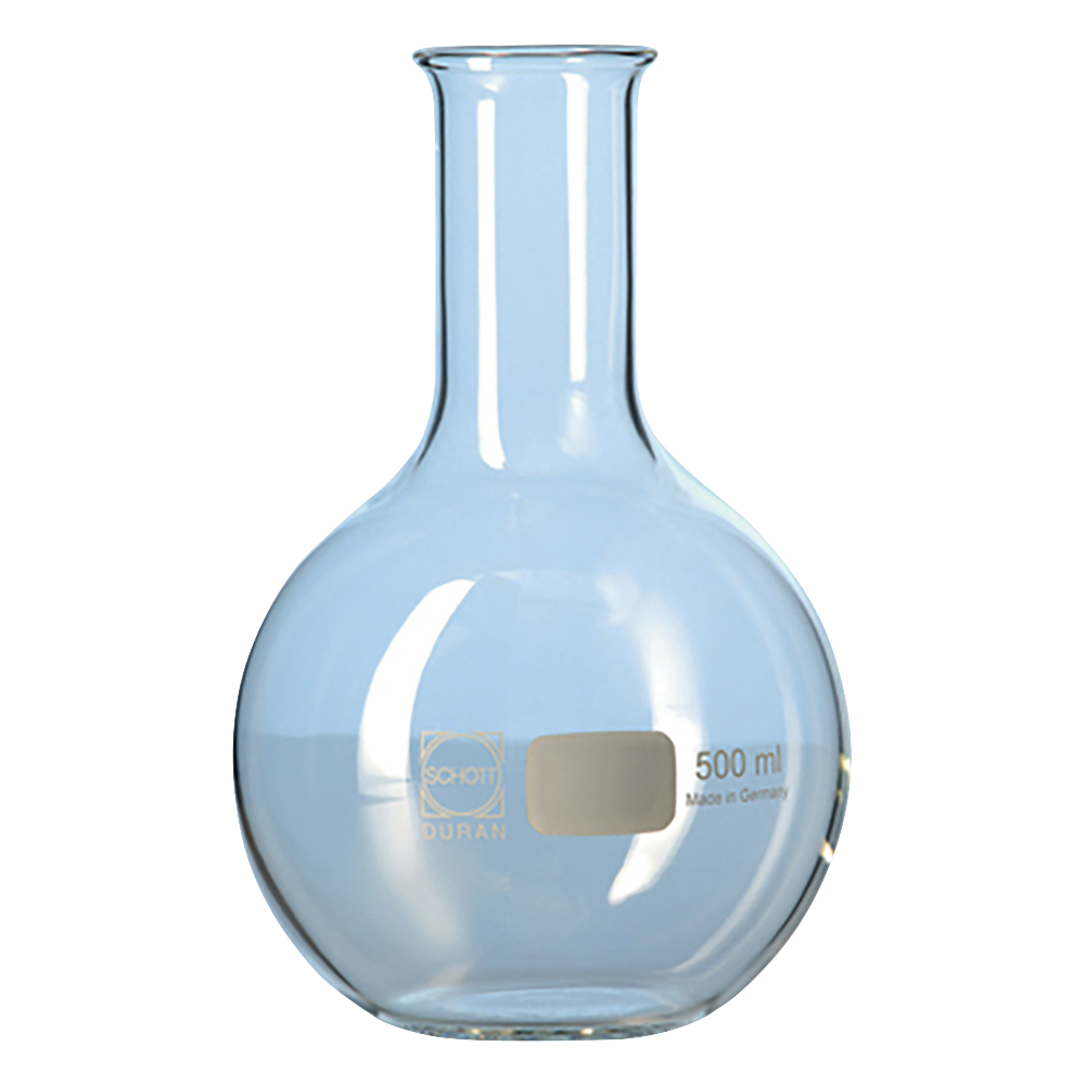 SCHOTT 平底フラスコ 500mL