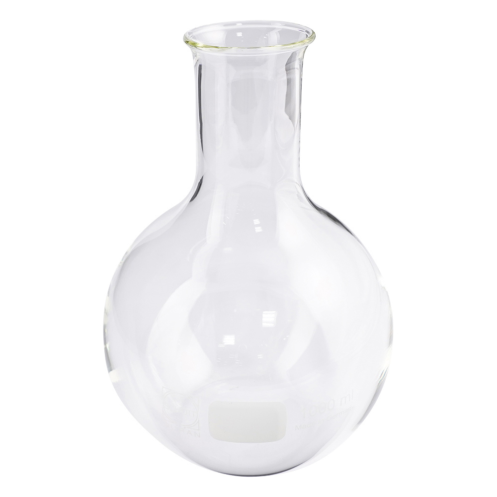SCHOTT 平底フラスコ 1000mL