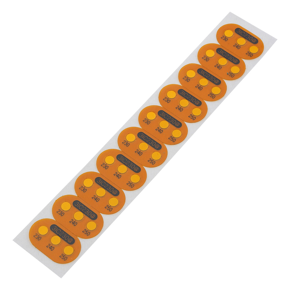 サーモピット3I@/3IC@(不可逆性・3温表示) 淡黄→黒 3IC230@(20枚)